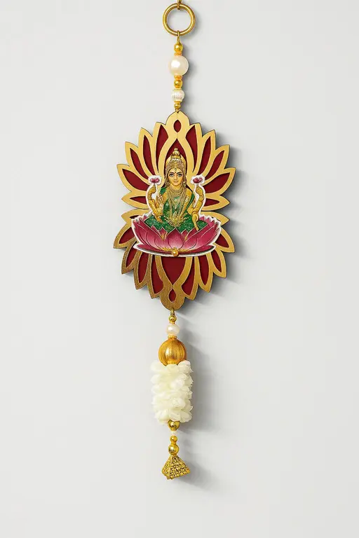 Kalakriti Exquisite Lakshmi Ganesha Hanging Set for Home Decor and Diwali