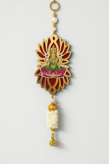 Kalakriti Exquisite Lakshmi Ganesha Hanging Set for Home Decor and Diwali